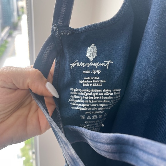 Free People New without Tag Free People Good Karma Onesie - Picture 4 of 5